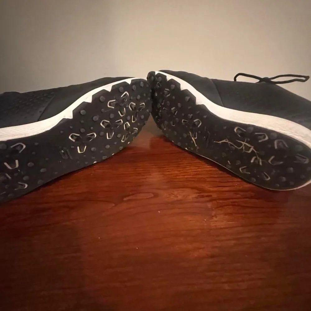 Adidas Men's Black and Grey Footwear